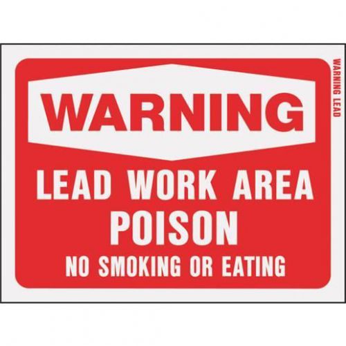 9&#034;x12&#034; warn lead sign 20647 for sale