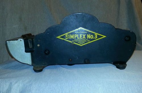 Vintage Simplex No.3 Wet Tape Dispenser