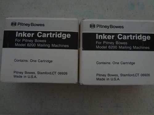 2 new pitney bowes model 6200 mailing machines  cartridge 624-0