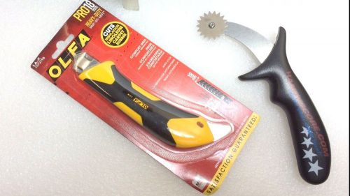 2 Packaging Tools HandyScore OLFA Heavy-Duty Auto-Lock Utility Knife make a Box
