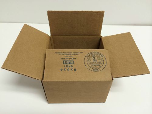 50 New 6x6x4 U-Line S-4061 High Quality Cardboard Shipping corrugated Boxes