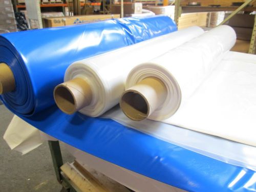 Shrink wrap film 6 mil 7 mil various sizes and colors 60 lb roll for sale