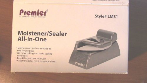New premier moistener/sealer all-in-one, gray (style#lms1) for sale