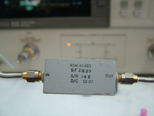 RF BANDPASS FILTER CF 3GHz BW 2GHz LOSS 1.6dB R5M61453
