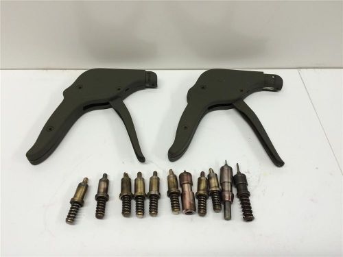 Military cleco 3h sheet metal riveting clamp fastener installation tool lot rare for sale