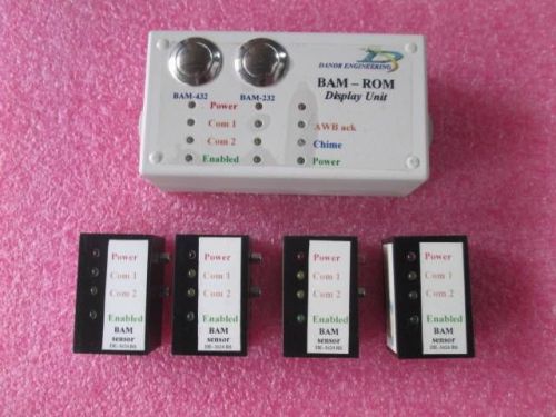 Danor Engineering BAM-ROM Display Unit DE-3624 D w / 4x BAM Sensor DE-3624 BS