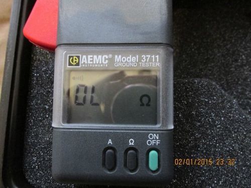 AEMC Instruments 3711 Clamp-On Ground  Resistance Tester - 1200? see description