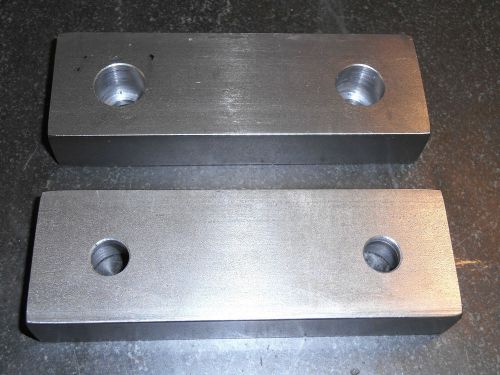 6 x 2 x 1&#034; standard soft jaws for kurt 6&#034; vises!! machinable 1018 steel usa free for sale