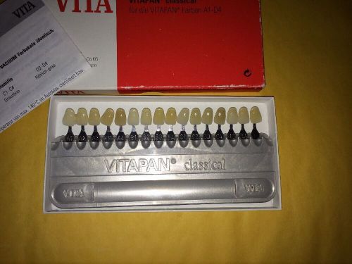 VITA CLASSICAL SHADE GUIDE. New &amp; Never Used In Original Box W Instructions