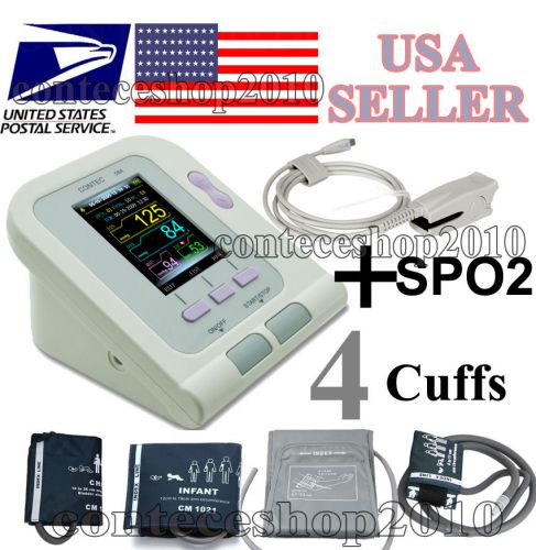 desktop Digital automatic blood pressure monitor Contec08A, 4 cuffs +adult probe
