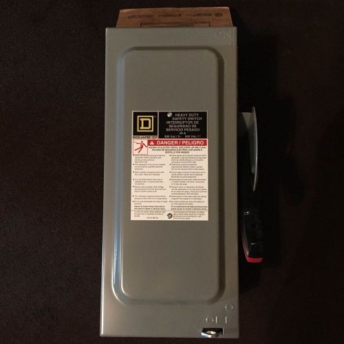 NEW IN Box! Schneider Square-D Heavy duty Saftey Switch 30A 600V