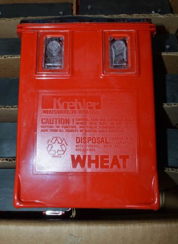 New Koehler Mark V Wheat 5000 Series Miners Cap Lamp Wet Battery 5000-G7
