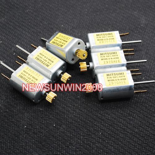10pcs mitsumi 030 dc micro motor 12v 13100rpm carbon brush copper gear biaxial for sale