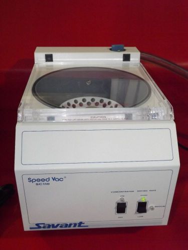 Savant SC110 SpeedVac Vacuum Concentrator / Dryer Model SC110-120, w/ RH 40-11