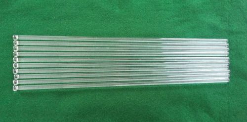 (10)pyrex glass lab stir rods 14&#034; inches long 6 mm diameter rod mixers stir tool for sale