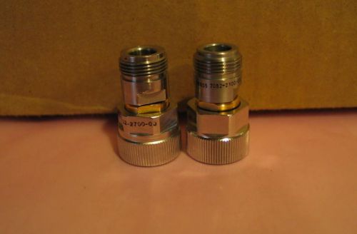 Omni Spectra APC-7 7MM to N-Type Female Adapter Connector Pair