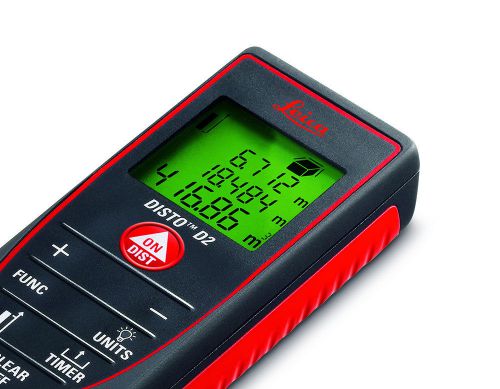 New genuine leica disto d2 laser distance measurer meter - free shipping for sale