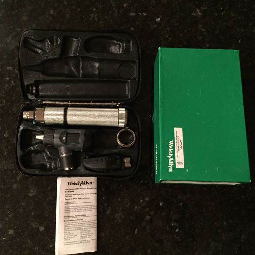 Welch Allyn Diagnostic Kit 97200-MC: Oto &amp; Ophthalmoscope w/ Rechargeable Handle