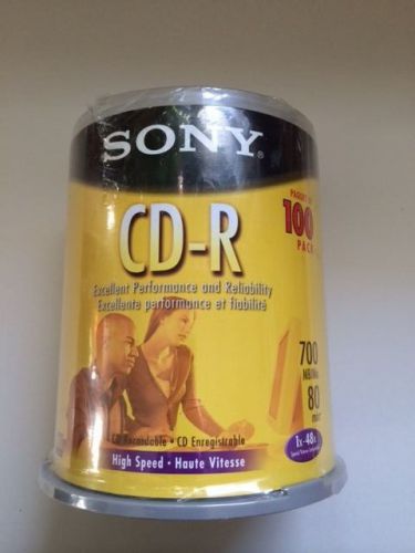 Sony CR-R 100 Pack 700 MB/Mo 80 Minute 1x-48x