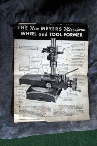 Meyers Microform Wheel and Tool Former Information Booklet
