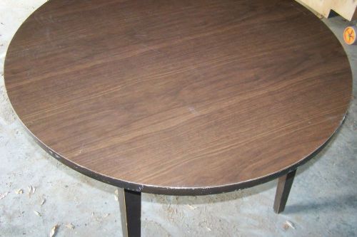 50 CHAIRS &amp; 7 FORMICA TOPPED ROUND TABLES  ONE PRICE BUYS ALL