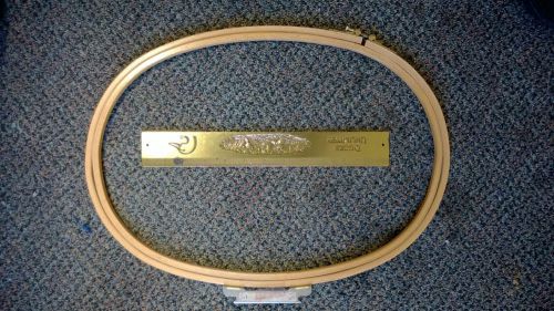 Melco EMC Large Oval Embroidery Hoops - 16 1/2&#034; x 11 1/2&#034;