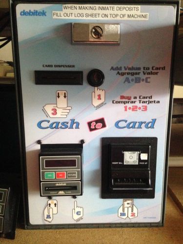 Cash to Card Machine, Debitek Card Readers, Ingenico Terminal, and Card Printer