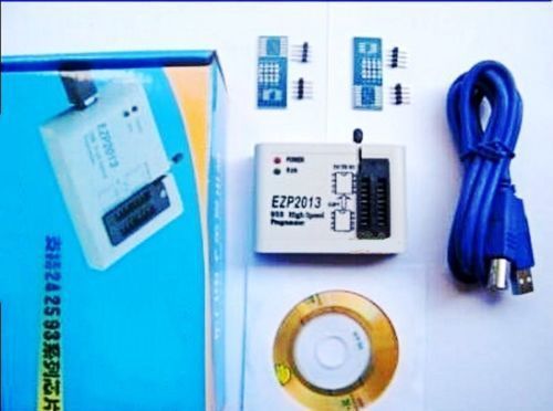 Usb2.0 programmer spi support 24/25/93 eeprom flash bios chip ezp2013 for sale