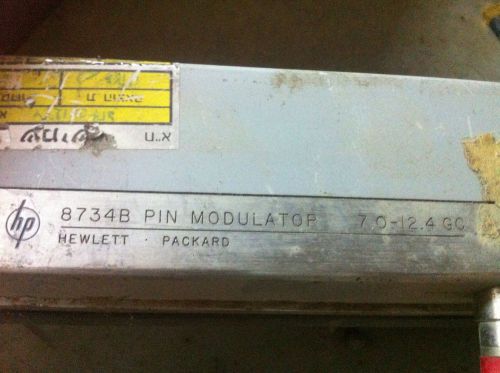 HP 8734B PIN Modulator /  8 to 12.4GHz