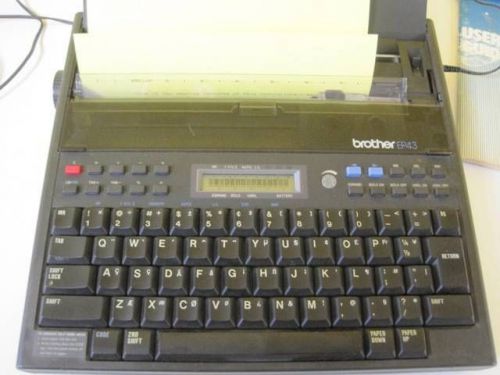 1980&#039;s Brother EP-43 Electric Typewriter Word Processor in Box/2 Extra Cassettes