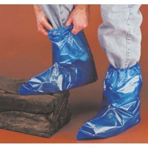 Disposable Sanitary Plastic Boots ElastABoot 3 Mil 50 Count OB Swine Light Duty