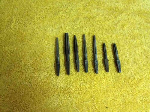 7 reamer drill bits  one money for sale