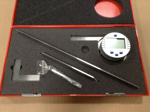 SPI Digital &amp; Dial Protractor Style 360 Degree In Case - Very Nice