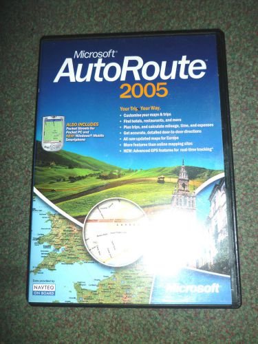 Microsoft - AutoRoute 2005