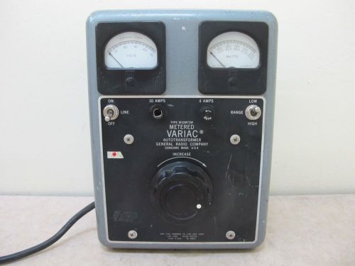 General Radio Variac W10MT3W Metered Autotransformer