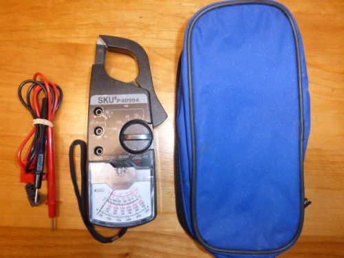 Analog AC 300 Amp Clamp on Meter Great for Plumber  or Electrician
