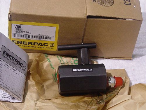 Enerpac v66 hydraulic load holding valve new in box for sale