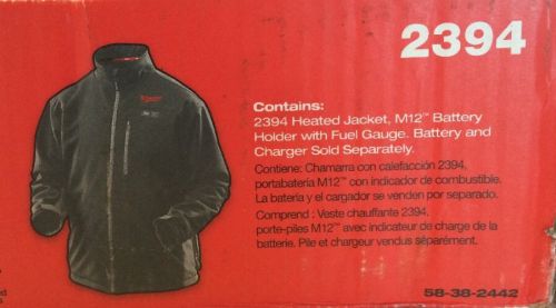 MILWAUKEE 2394-L Heated Jacket,Black,L G8508333