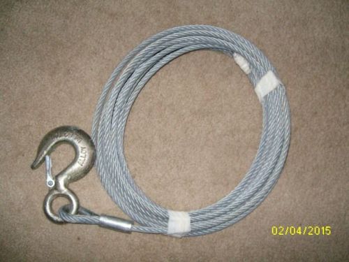 GALVANISED STEEL REPLACEMENT WINCH CABLE 7/16&#034; X 35&#039;