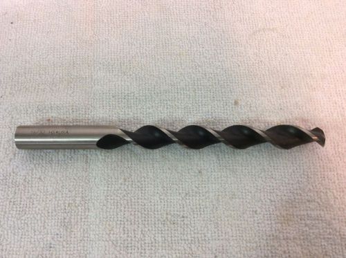 1 michigan drill 19/32&#034;  parabolic flute jobber length hss twist drill bit &#034;new&#034; for sale