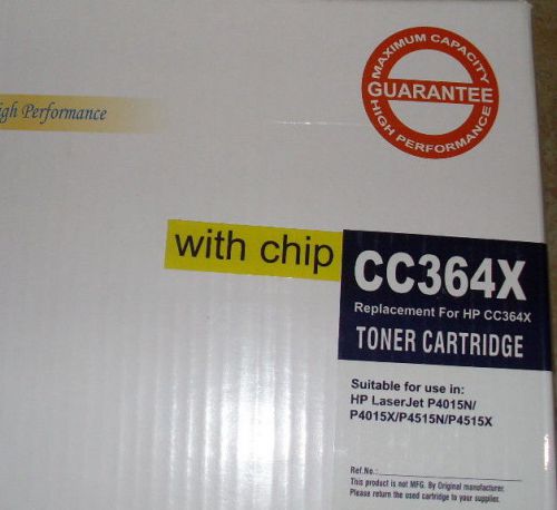 CC364X (HP 64X) Premium Compatible High-Yield Toner Cartridge 24000 Page-Yield,