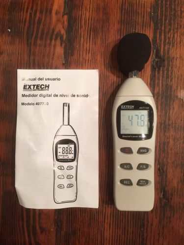 Extech 407730 40-to-130-decibel digital sound level meter for sale