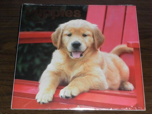 2015 16 Month PUPPIES 12x12 Wall Calendar NEW/SEALED