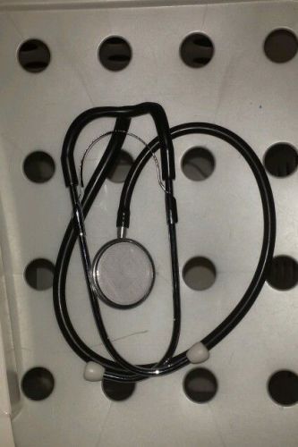 New Black Dual Head CARDIOLOGY Stethoscope Free Shipping US Seller