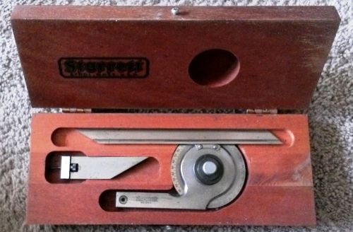 Starrett no. c359 universal bevel protractor with 7&#034; blade for sale