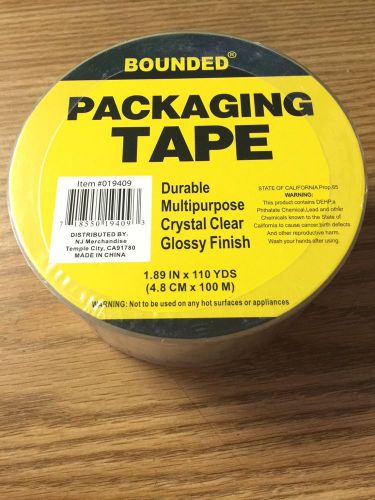 Packing Tape 110 Yards - Crystal Clear - 14 Rolls Per Auction - High Quality