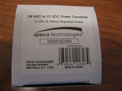SPECO Technologies 24 VAC to 12 VDC Power Converter