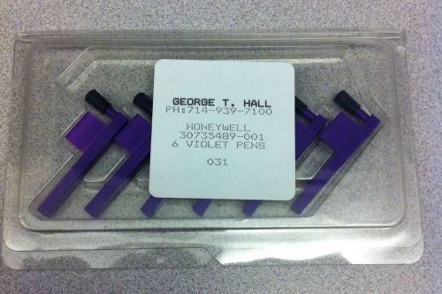 Package Graphic Controls Honeywell 30735489-001 Purple Recorder 6 Markers - New