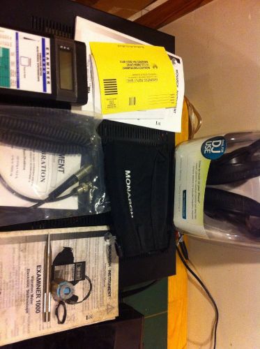 MONARCH EXAMINER 1000 VIBRATION METER ELECTRONIC STETHOSCOPE
