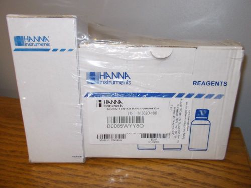 Hanna Instruments Acidity Test Kit Replacement Set HI3820-100